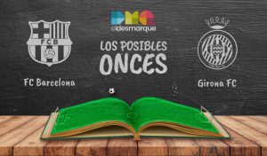 Barcelona-Girona en el Camp Nou.