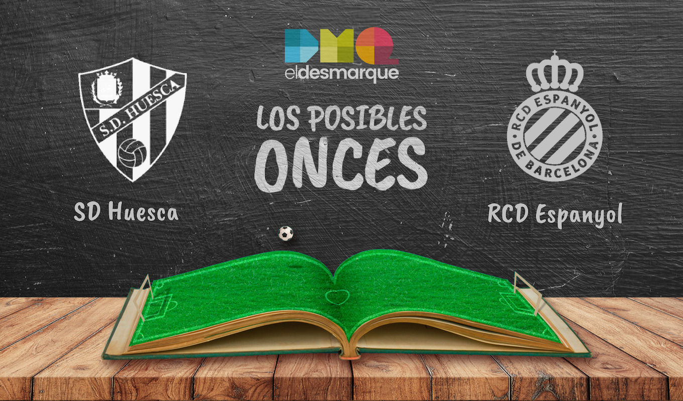 Los posibles onces del Huesca-Espanyol.