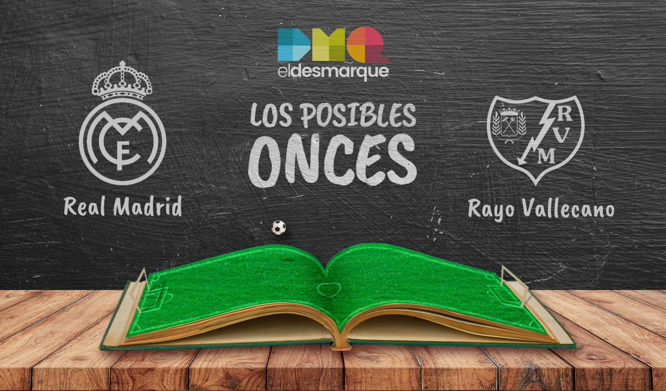 Los posibles onces del Real Madrid-Rayo.