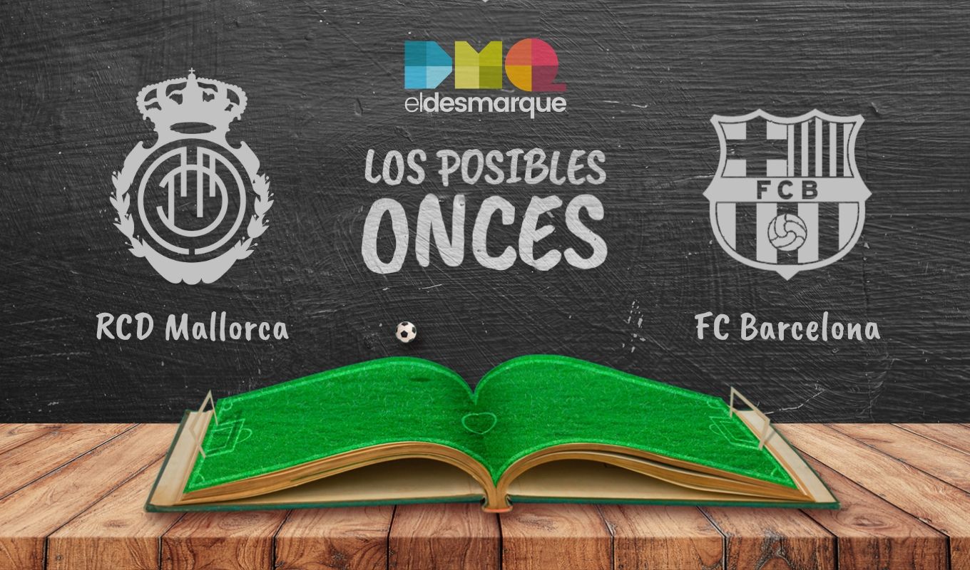 Los posibles onces del Mallorca vs Barcelona.